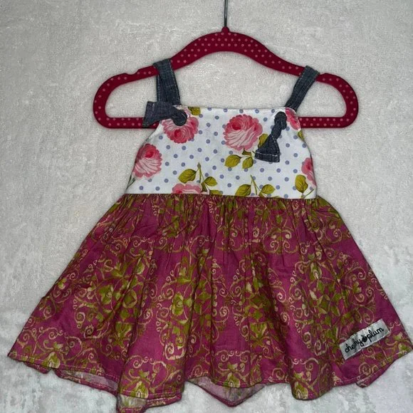 Cheeky Plum Girls Dress 12/18 Months - Picture 1 of 1